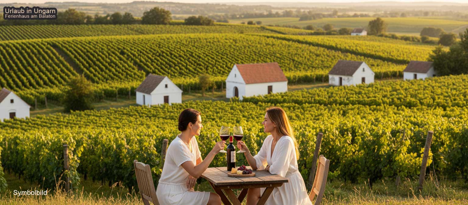 Tokaj Weinberge mit Aszú-Trauben an der Theiß – goldene Herbstlandschaft der weltberühmten Weinregion Nordostungarns